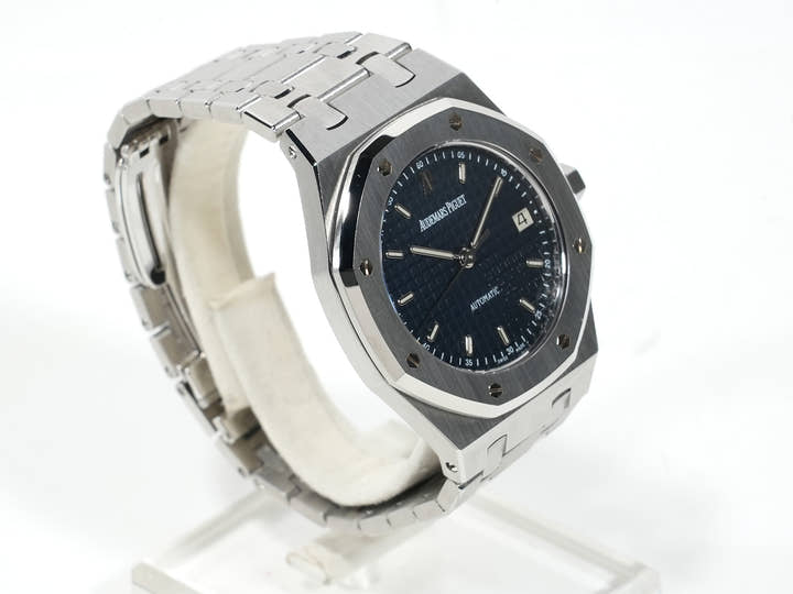 Audemars Piguet Royal Oak Ref. 14790ST.OO.0789ST.09 Stainless Steel Dark Blue Dial Excellent Condition jinrcer5