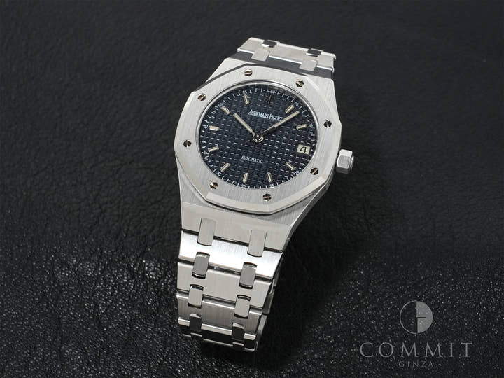 Audemars Piguet Royal Oak Ref. 14790ST.OO.0789ST.09 Stainless Steel Dark Blue Dial Excellent Condition jinrcer5