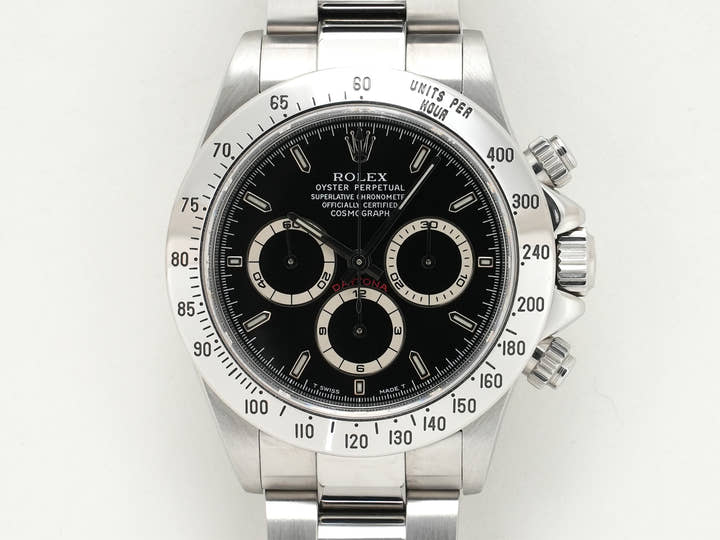 Rolex Daytona El Primero Ref. 16520 Stainless Steel Black Dial Excellent Condition m4x3i8r6