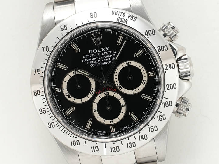 Rolex Daytona El Primero Ref. 16520 Stainless Steel Black Dial Excellent Condition m4x3i8r6