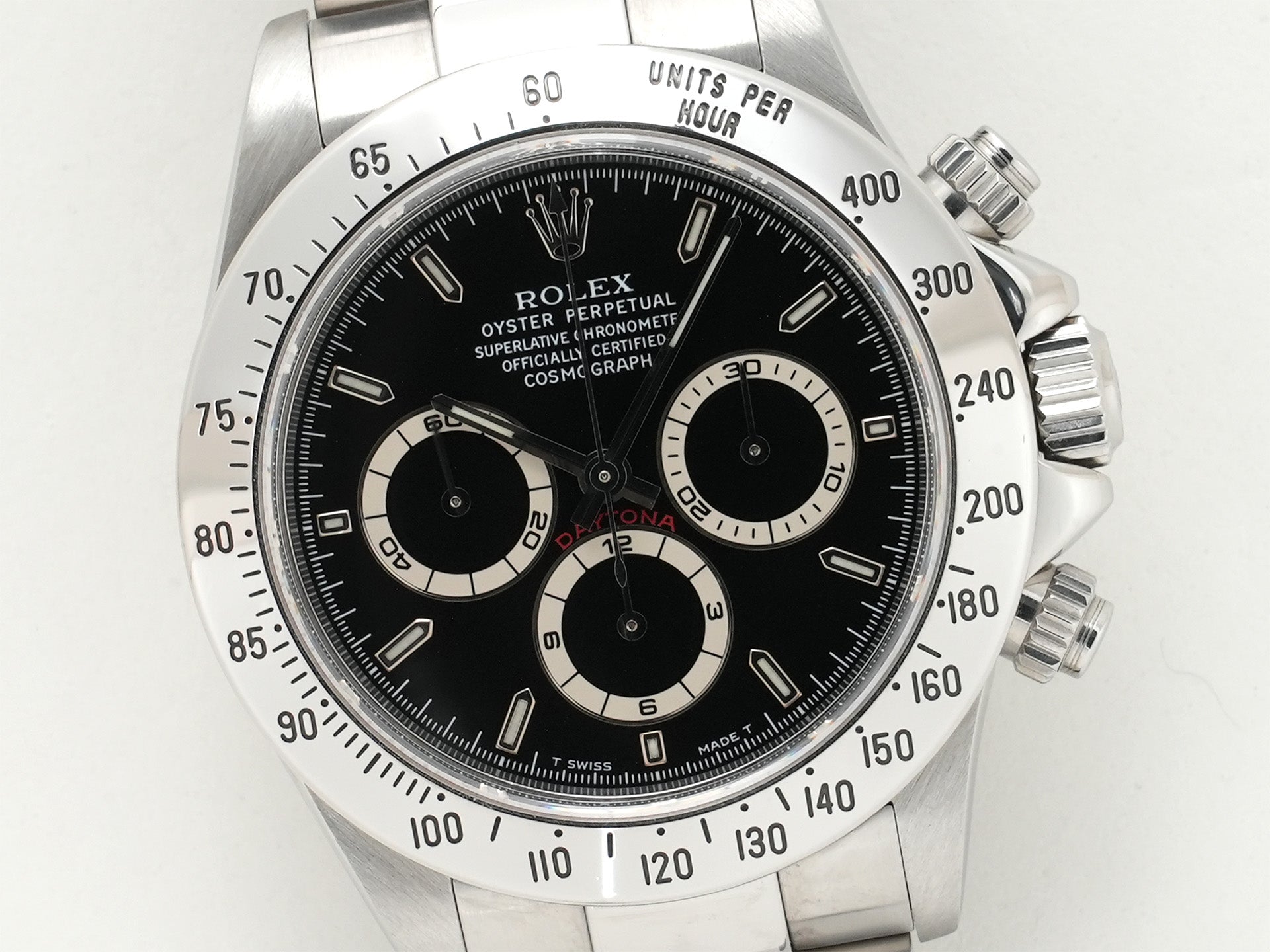 Rolex Daytona El Primero Ref. 16520 Stainless Steel Black Dial Excellent Condition m4x3i8r6