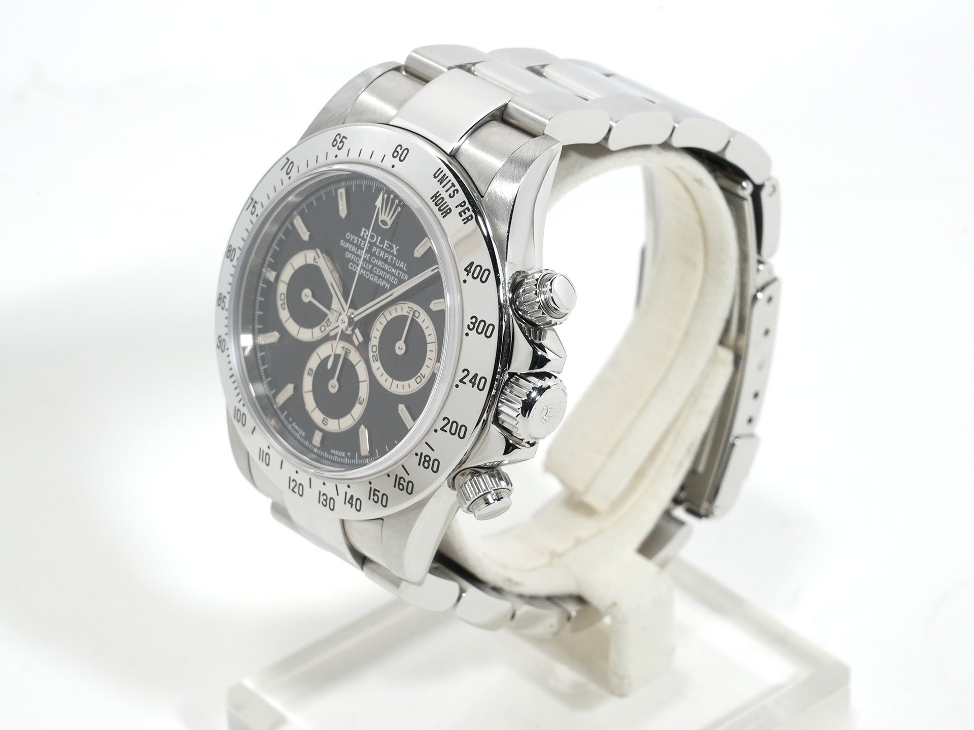 Rolex Daytona El Primero Ref. 16520 Stainless Steel Black Dial Excellent Condition m4x3i8r6