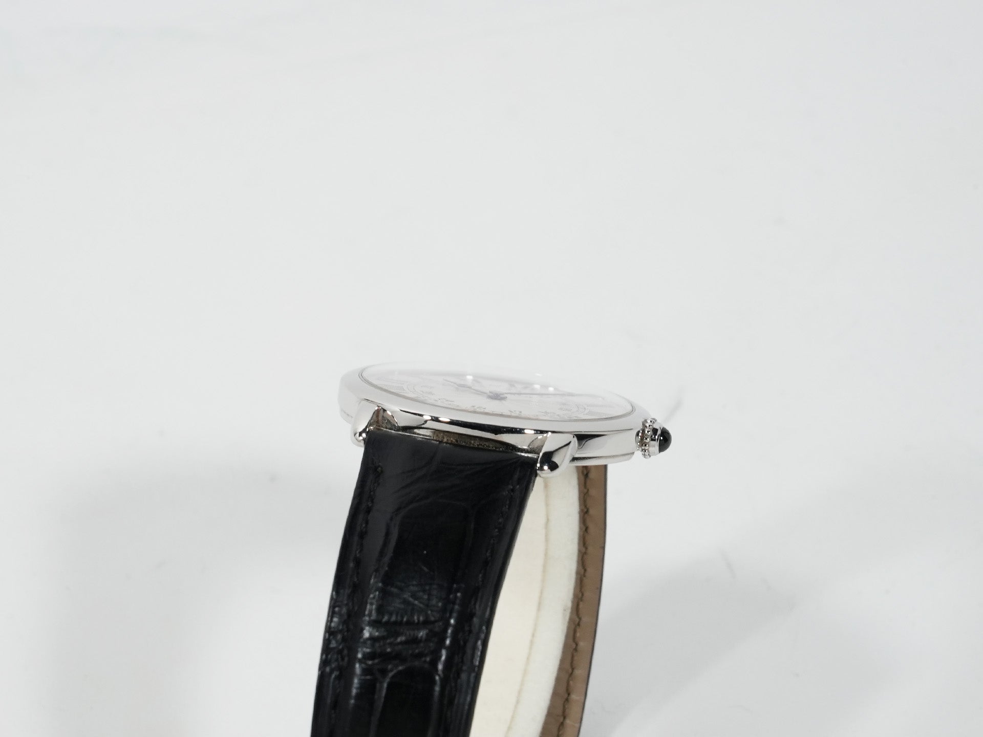 Cartier Ronde Louis Cartier LM Ref.W1528051 Platinum Silver Dial Pre-owned 2k44kxye