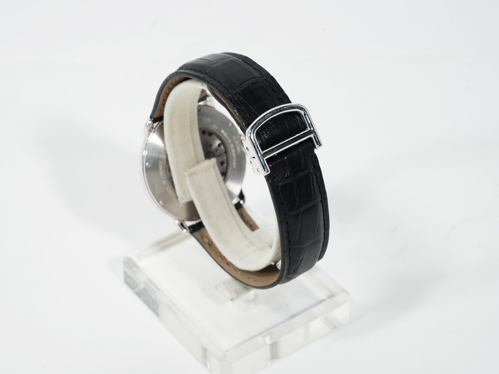 Cartier Ronde Louis Cartier LM Ref.W1528051 Platinum Silver Dial Pre-owned 2k44kxye