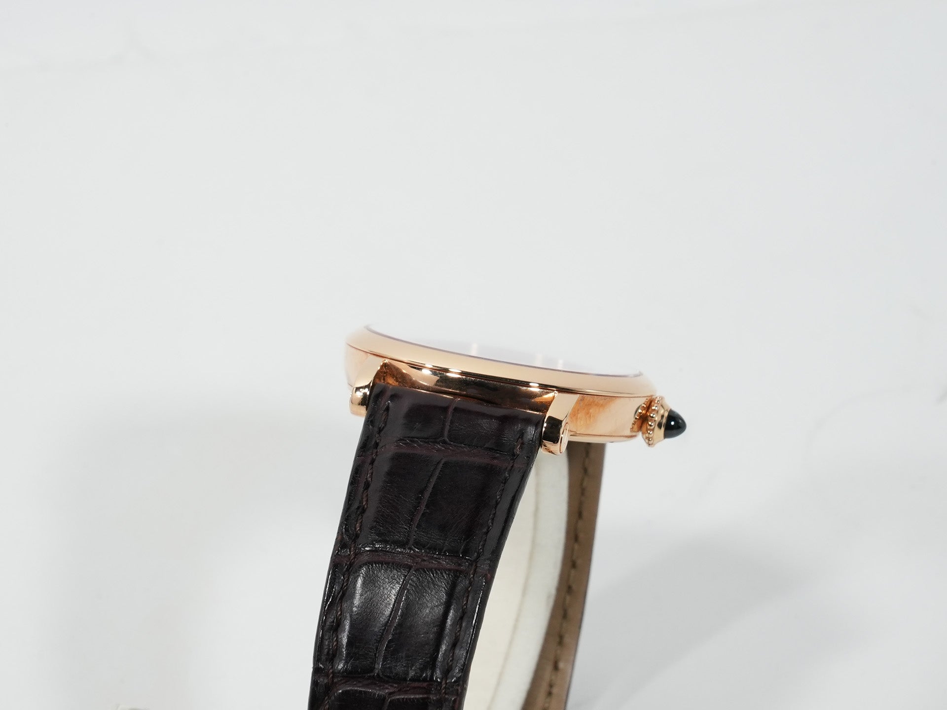 Cartier Rotonde de Cartier Large Date Ref. W1552751 Pink Gold Silver Dial Pre-owned 3q49tsnc