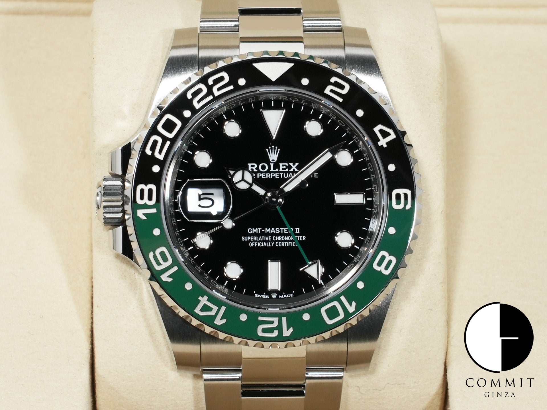 ロレックス GMTマスターII Ref.126720VTNR ステンレススチール ブラック文字盤 オイスターブレスレット 未使用 ivbcvjpe