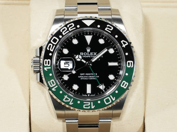 ロレックス GMTマスターII Ref.126720VTNR ステンレススチール ブラック文字盤 オイスターブレスレット 未使用 ivbcvjpe