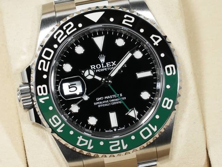 ロレックス GMTマスターII Ref.126720VTNR ステンレススチール ブラック文字盤 オイスターブレスレット 未使用 ivbcvjpe