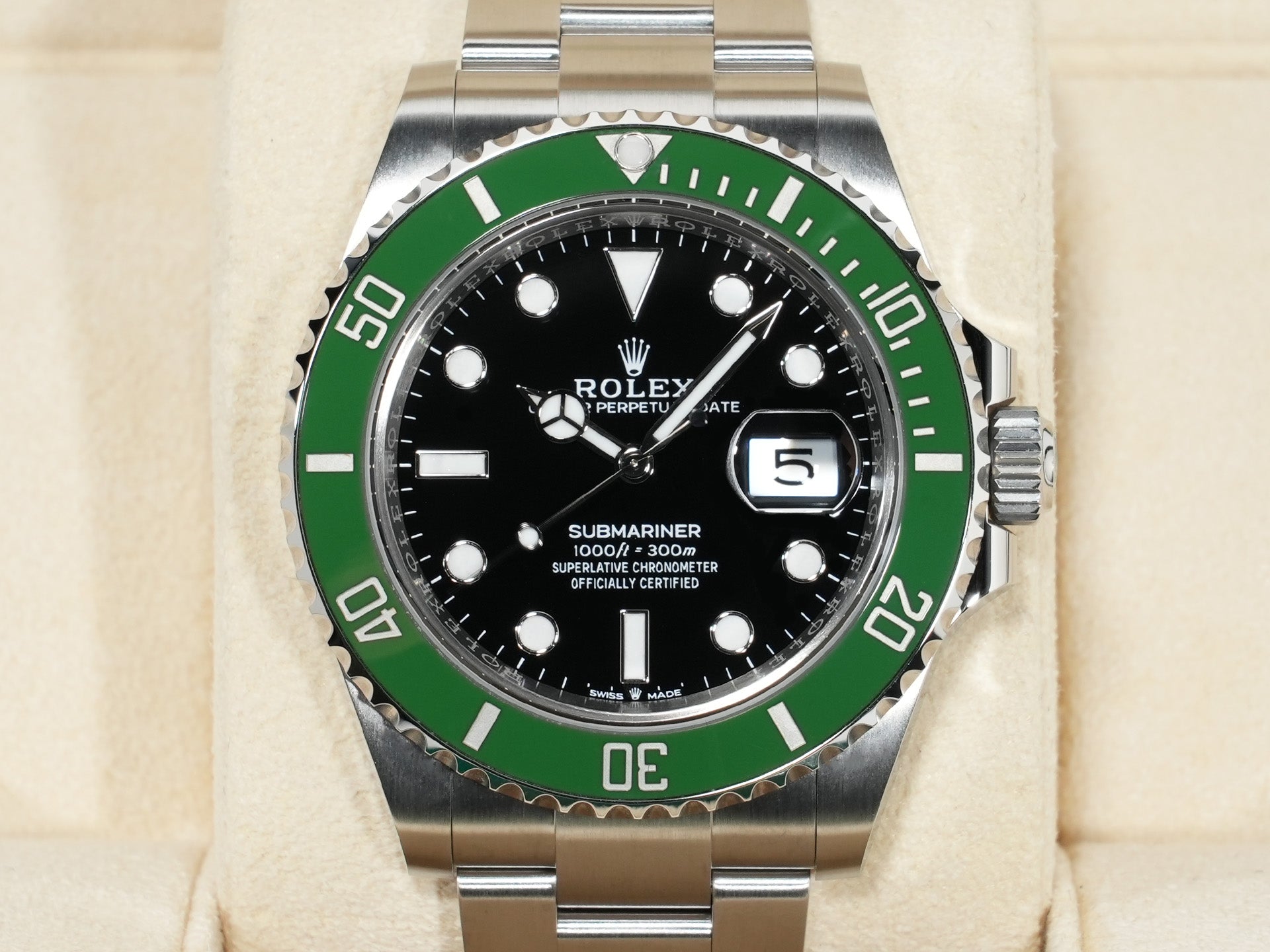 ロレックス サブマリーナー デイト Ref.126610LV ステンレススチール ブラック文字盤 未使用 dut2sscb