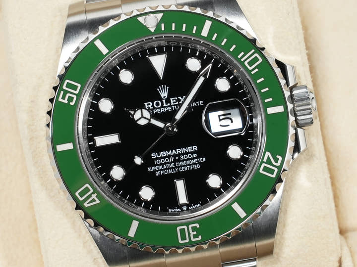 ロレックス サブマリーナー デイト Ref.126610LV ステンレススチール ブラック文字盤 未使用 dut2sscb