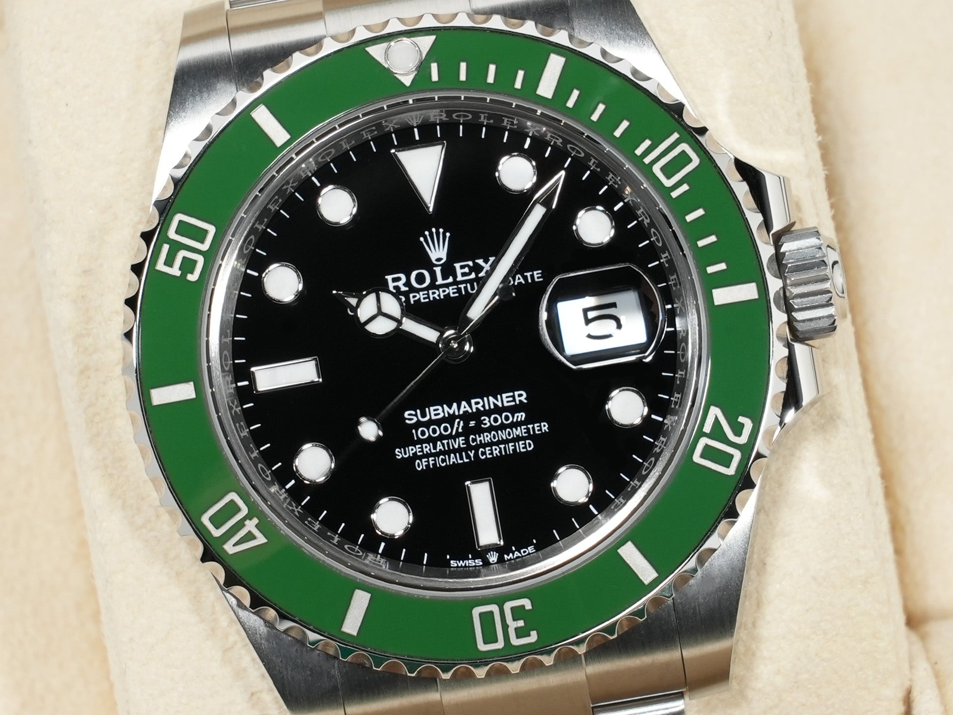 ロレックス サブマリーナー デイト Ref.126610LV ステンレススチール ブラック文字盤 未使用 dut2sscb