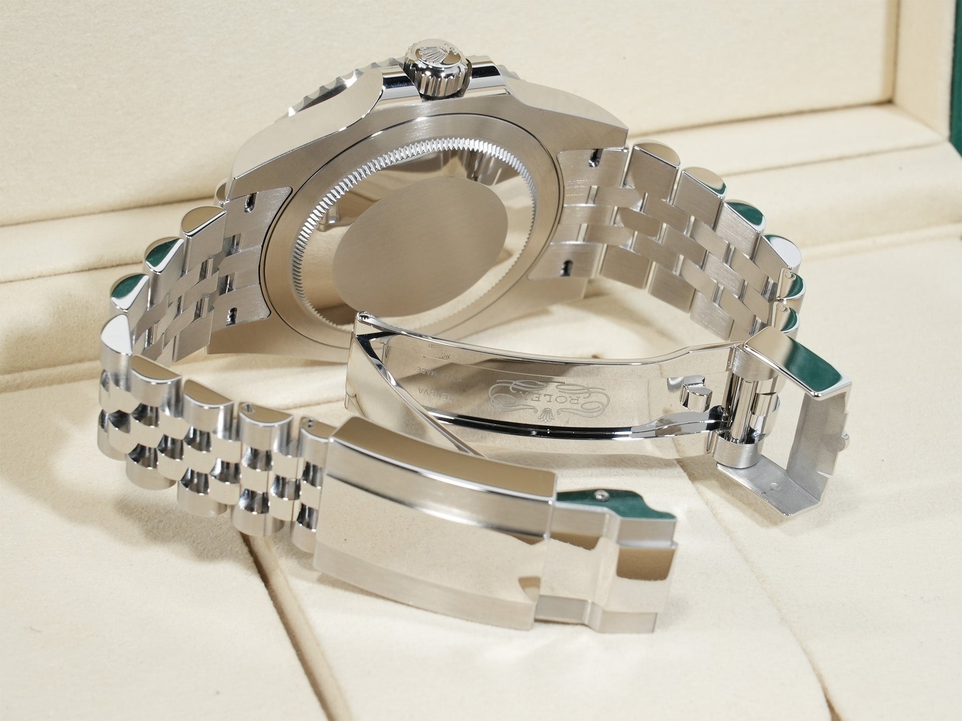 Rolex GMT-Master II Ref. 126720VTNR Stainless Steel Black Dial Jubilee Bracelet Unused 4pwgg95a