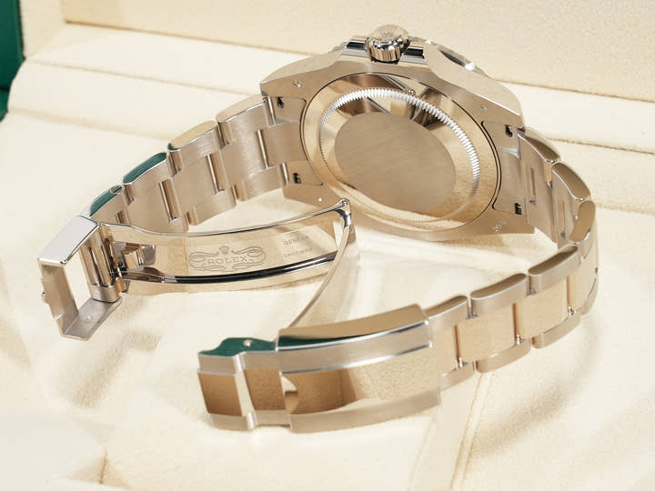 Rolex GMT-Master II Ref. 126719BLRO White Gold Midnight Blue Dial Oyster Bracelet Unused 8pe8uxd9