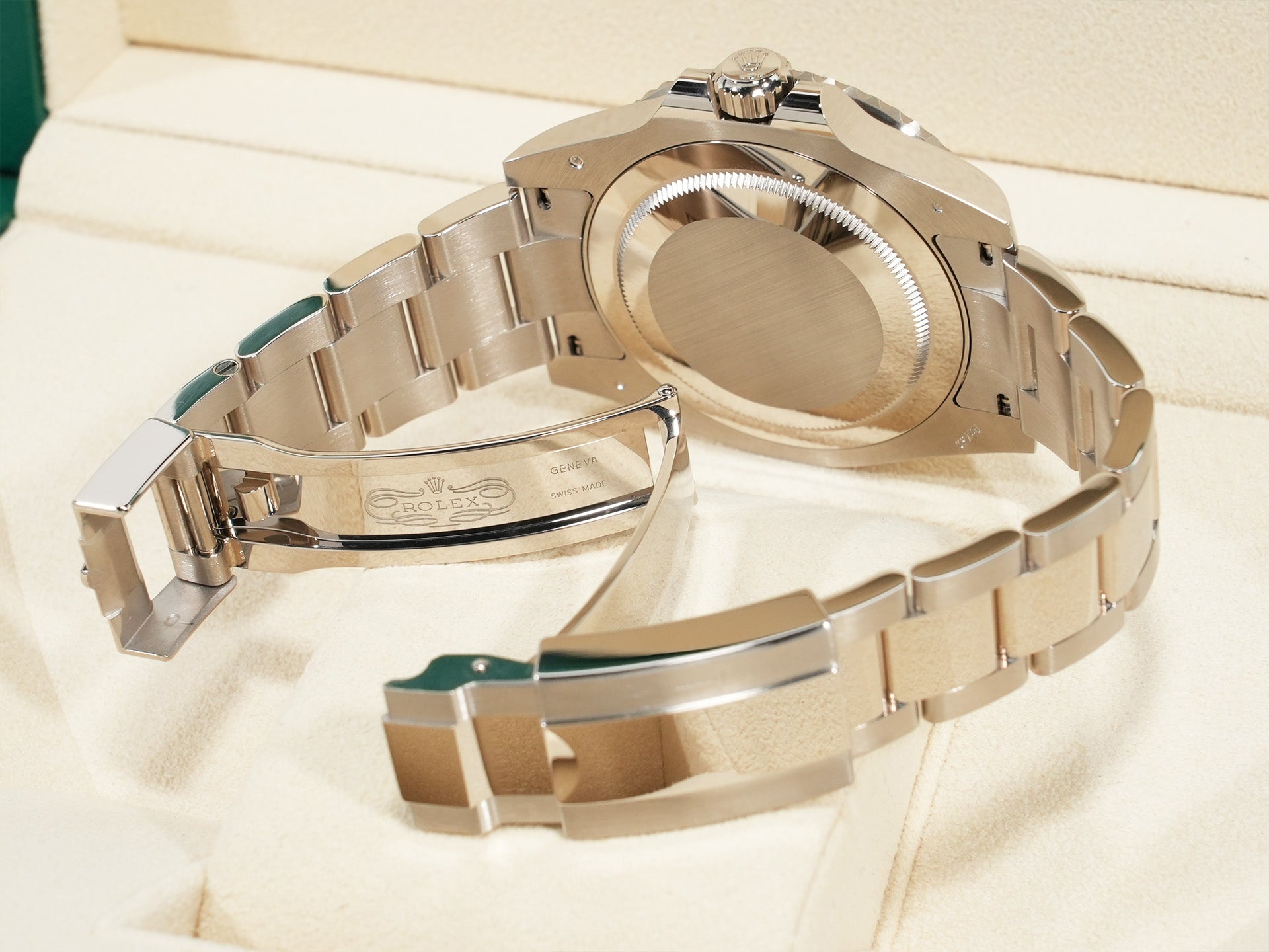 Rolex GMT-Master II Ref. 126719BLRO White Gold Midnight Blue Dial Oyster Bracelet Unused 8pe8uxd9