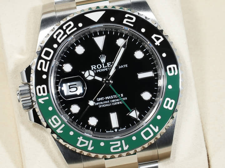 Rolex GMT-Master II Ref. 126720VTNR Stainless Steel Black Dial Oyster Bracelet Unused h3gtotso