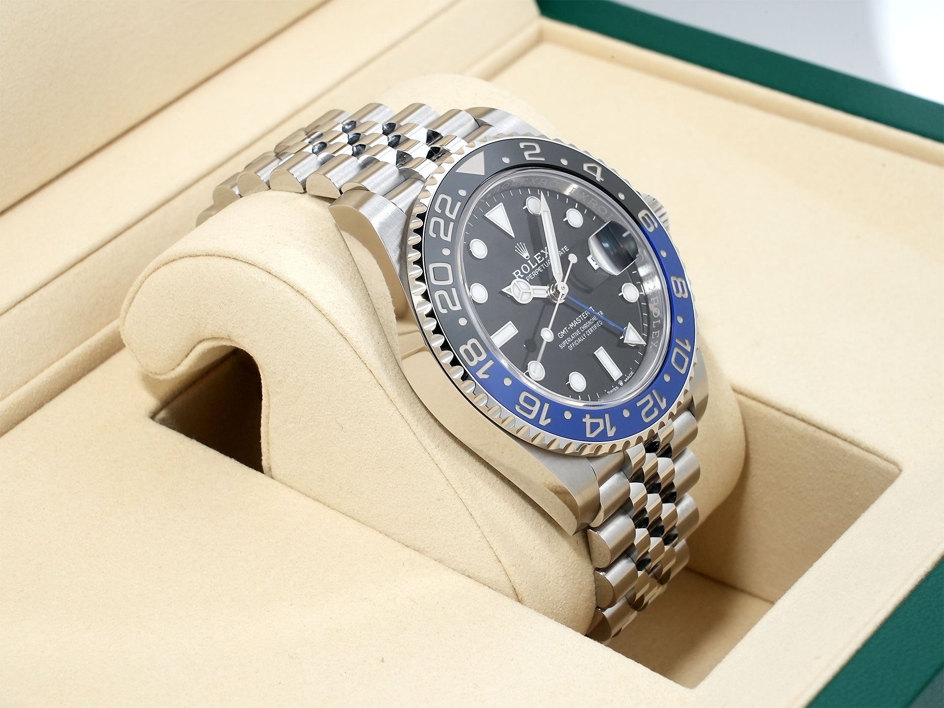 Rolex GMT-Master II Ref. 126710BLNR Stainless Steel Black Dial Jubilee Bracelet Excellent Condition 23crf892