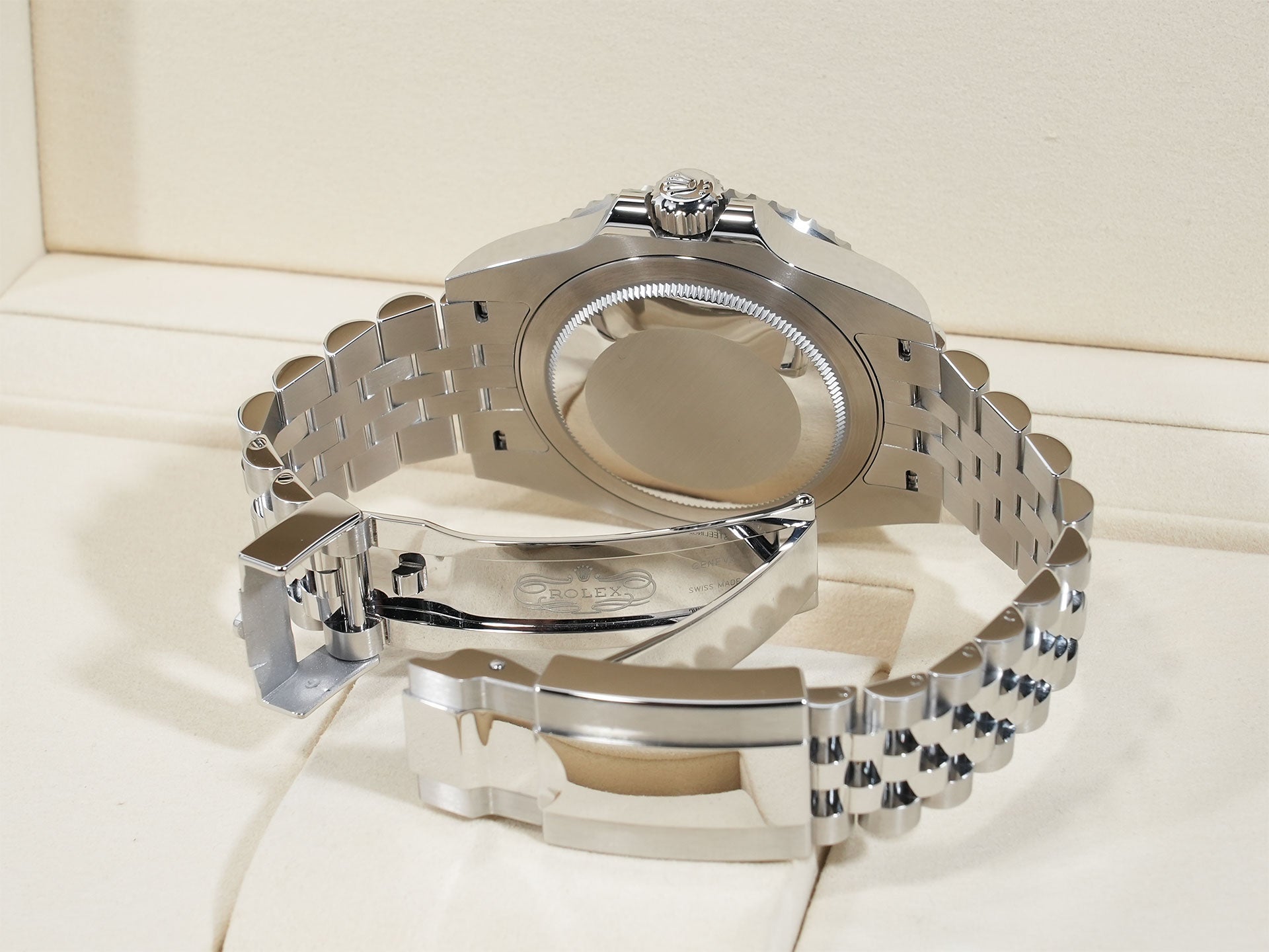 Rolex GMT-Master II Ref. 126710BLNR Stainless Steel Black Dial Jubilee Bracelet Excellent Condition 23crf892