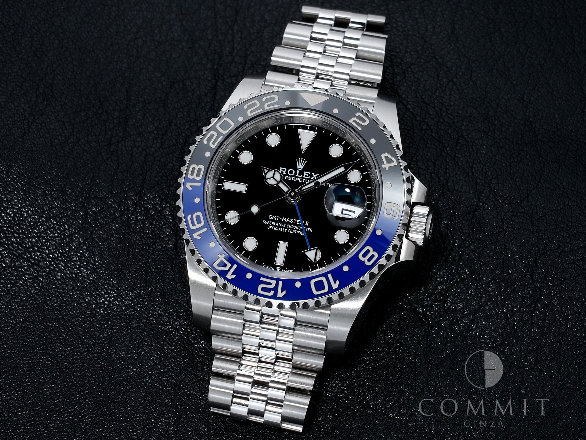 Rolex GMT-Master II Ref. 126710BLNR Stainless Steel Black Dial Jubilee Bracelet Excellent Condition 23crf892