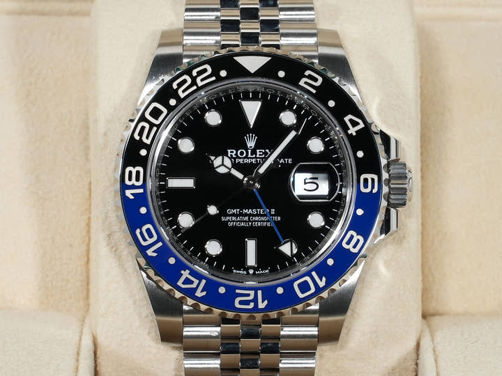 Rolex GMT-Master II Ref. 126710BLNR Stainless Steel with Black Dial and Jubilee Bracelet, Excellent Condition (ymp8pznp)