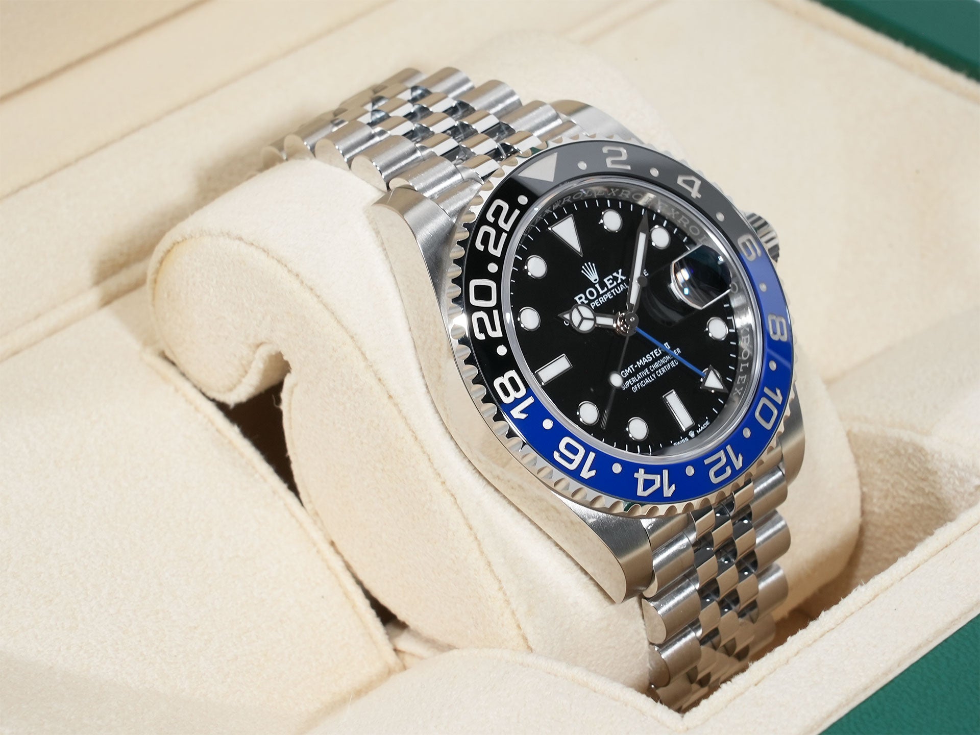 Rolex GMT-Master II Ref. 126710BLNR Stainless Steel with Black Dial and Jubilee Bracelet, Excellent Condition (ymp8pznp)