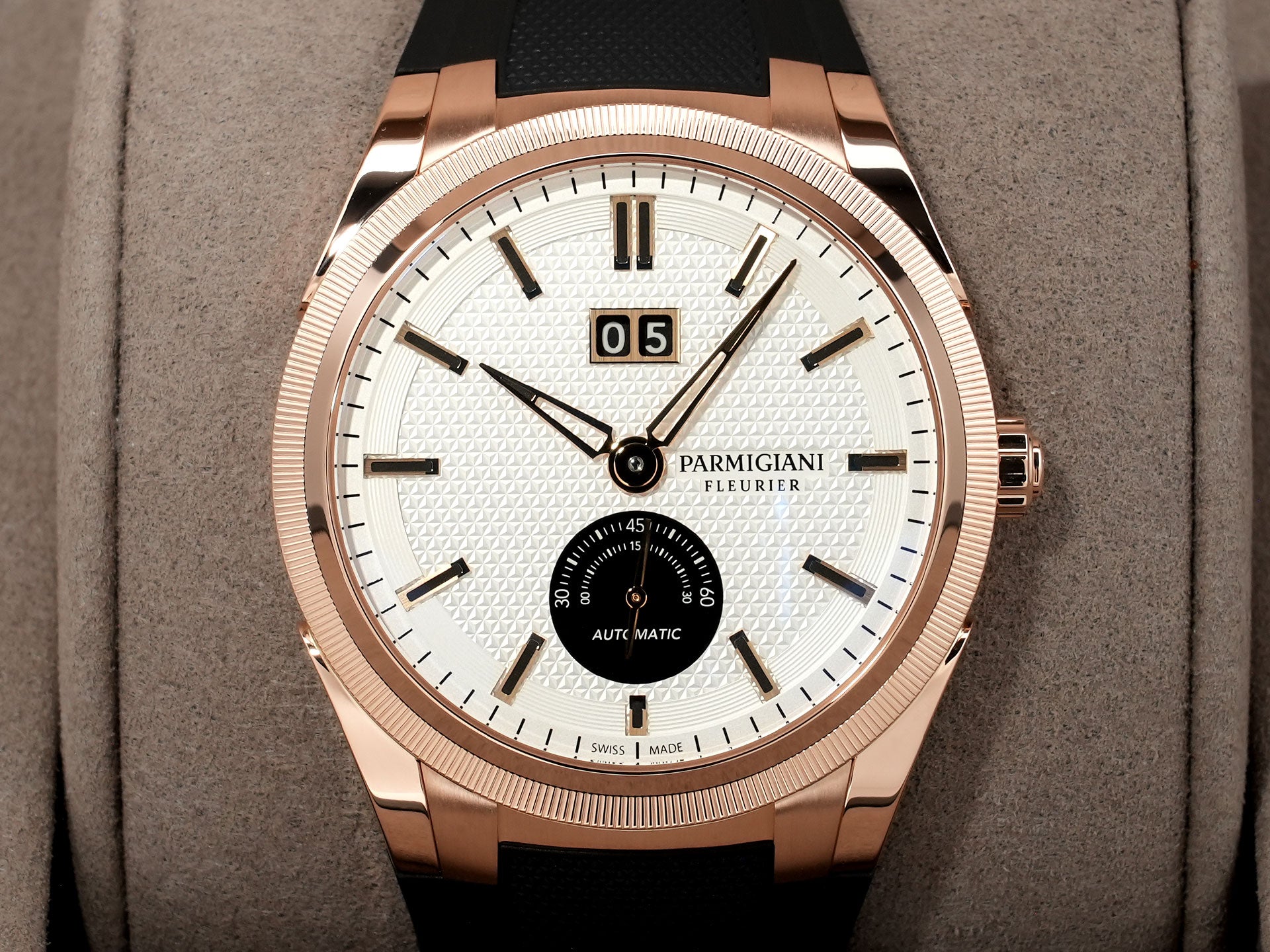 パルミジャーニフルリエ トンダ GT オートマチック Ref.PFC910-1500140-X01482 ローズゴールド シルバー文字盤 美中古 cokrpf6a