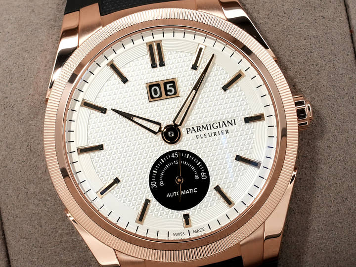 Parmigiani Fleurier Tonda GT Automatic Ref. PFC910-1500140-X01482 Rose Gold with Silver Dial, Excellent Condition, Pre-Owned, cokrpf6a