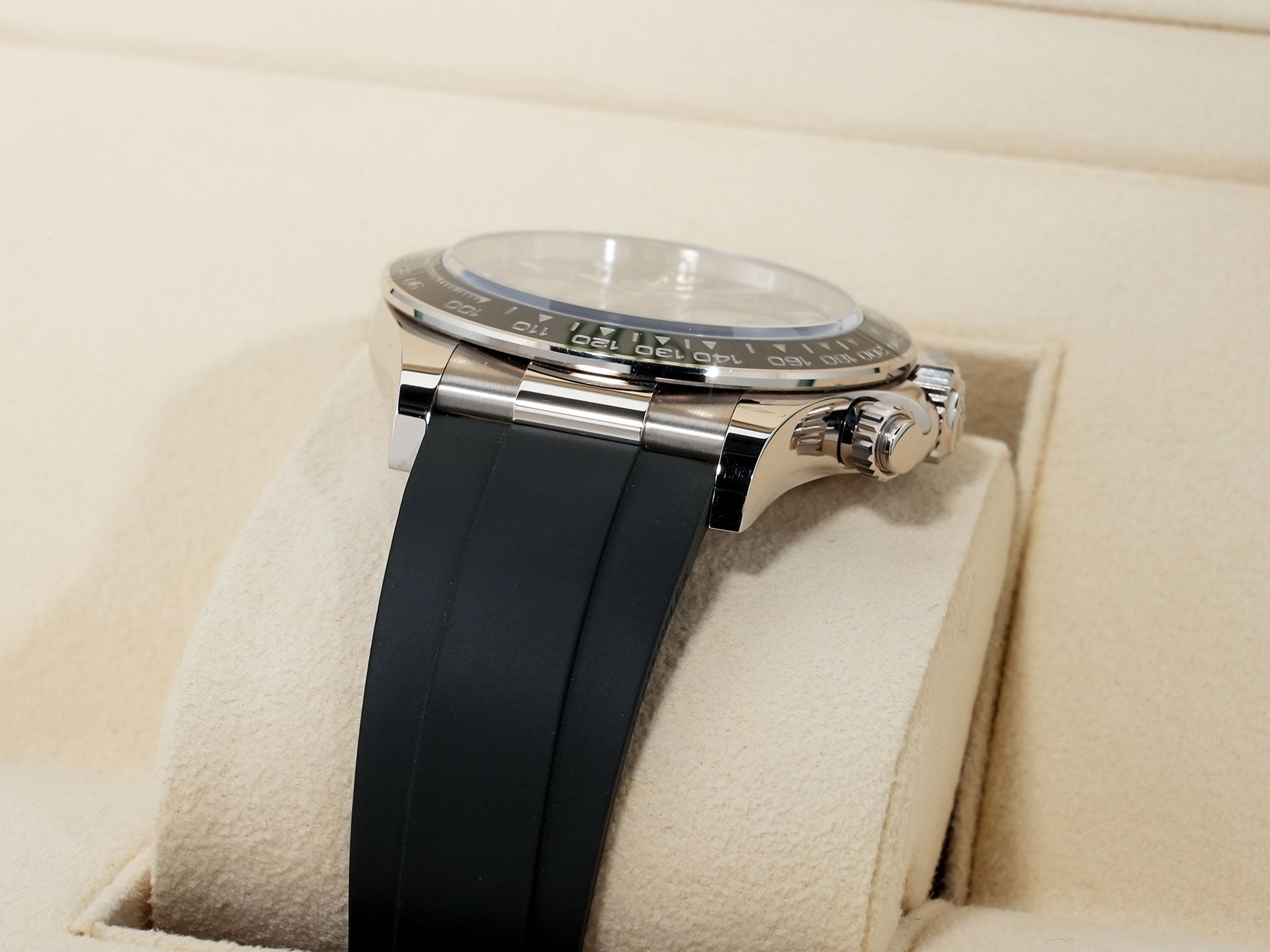 ロレックス デイトナ Ref.126519LN ホワイトゴールド ブライトブラックxスチール文字盤 中古 2db9qfth