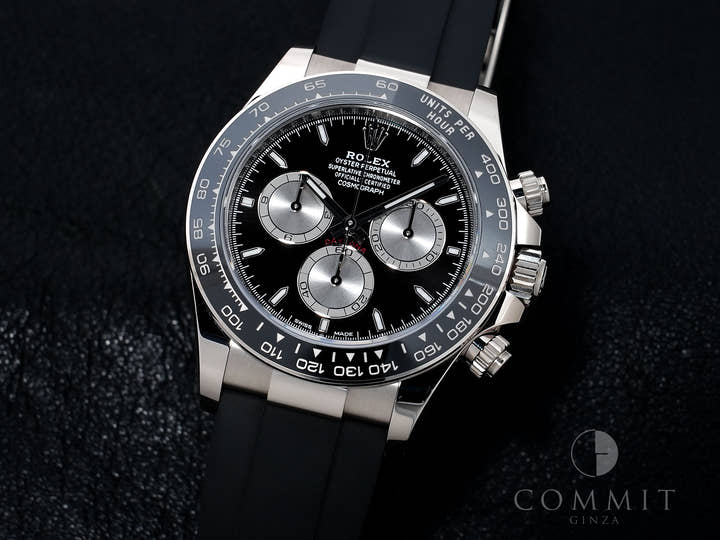 ロレックス デイトナ Ref.126519LN ホワイトゴールド ブライトブラックxスチール文字盤 中古 2db9qfth