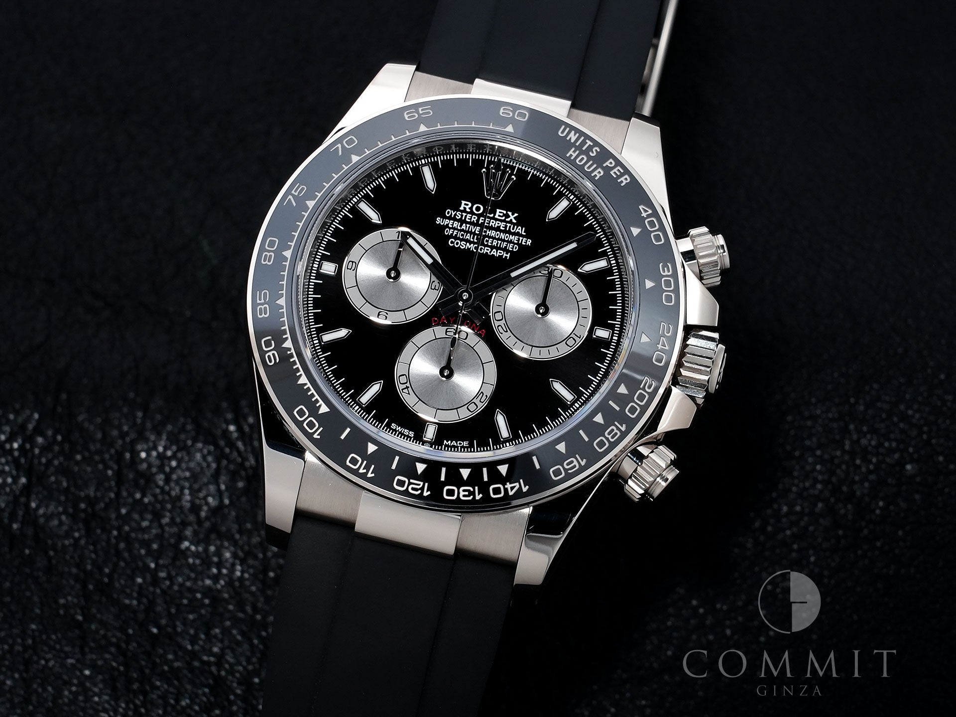 ロレックス デイトナ Ref.126519LN ホワイトゴールド ブライトブラックxスチール文字盤 中古 2db9qfth