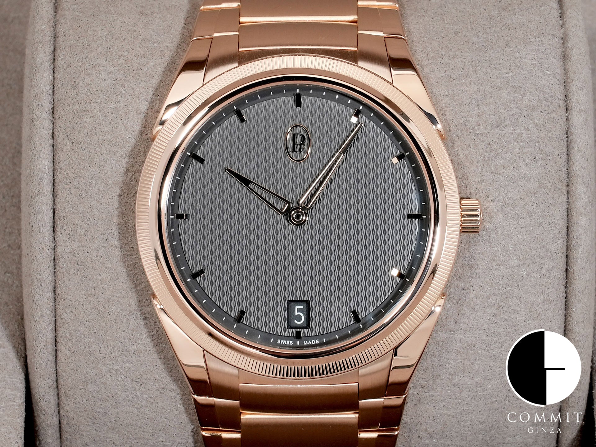 パルミジャーニフルリエ トンダ PF マイクロローター Ref.PFC914-2020001-200182 ローズゴールド グレー文字盤 美品 vn2swiej