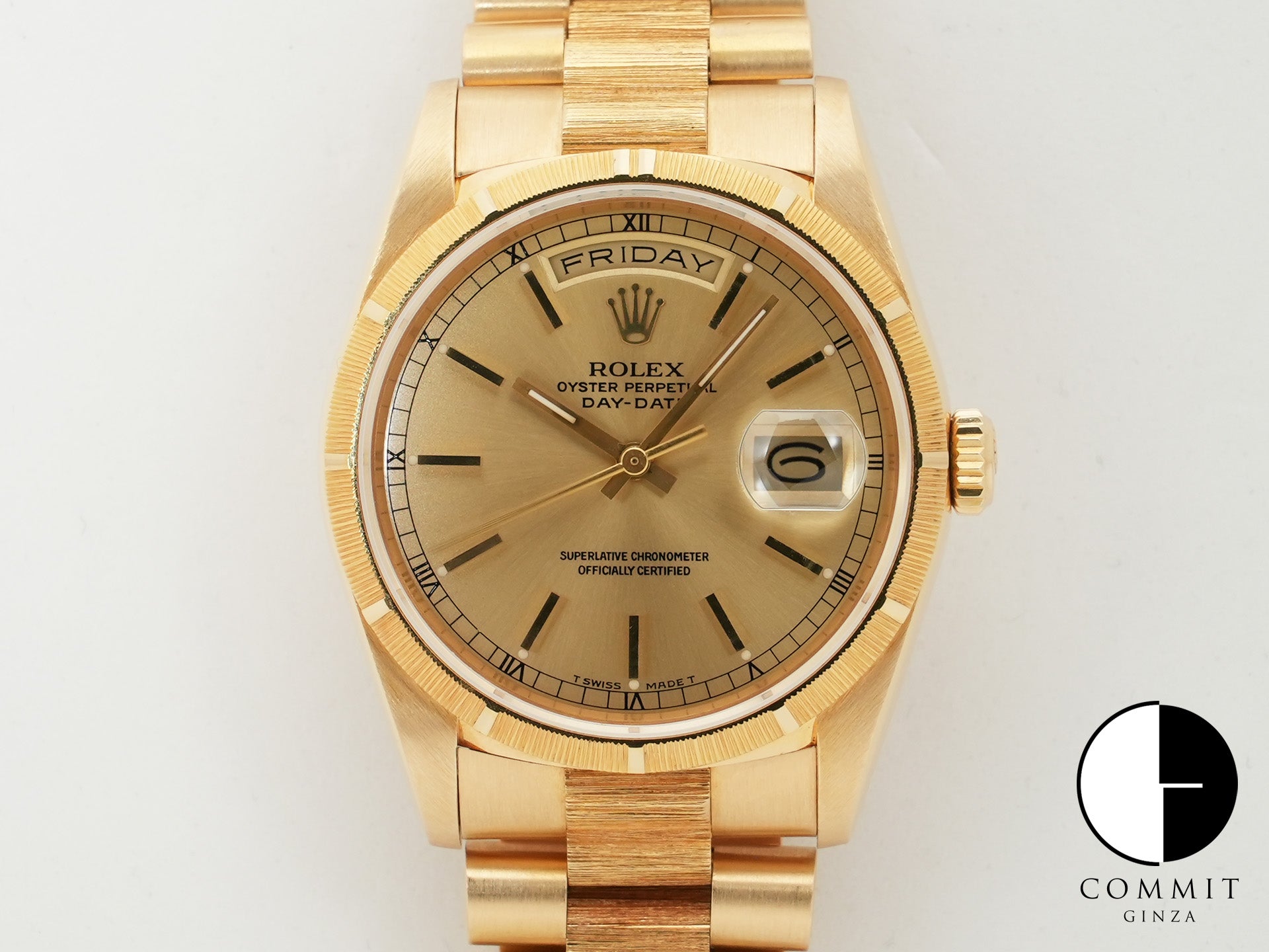 ロレックス デイデイト Ref.18248 イエローゴールド シャンパンゴールド文字盤 中古 5vgtxhhd