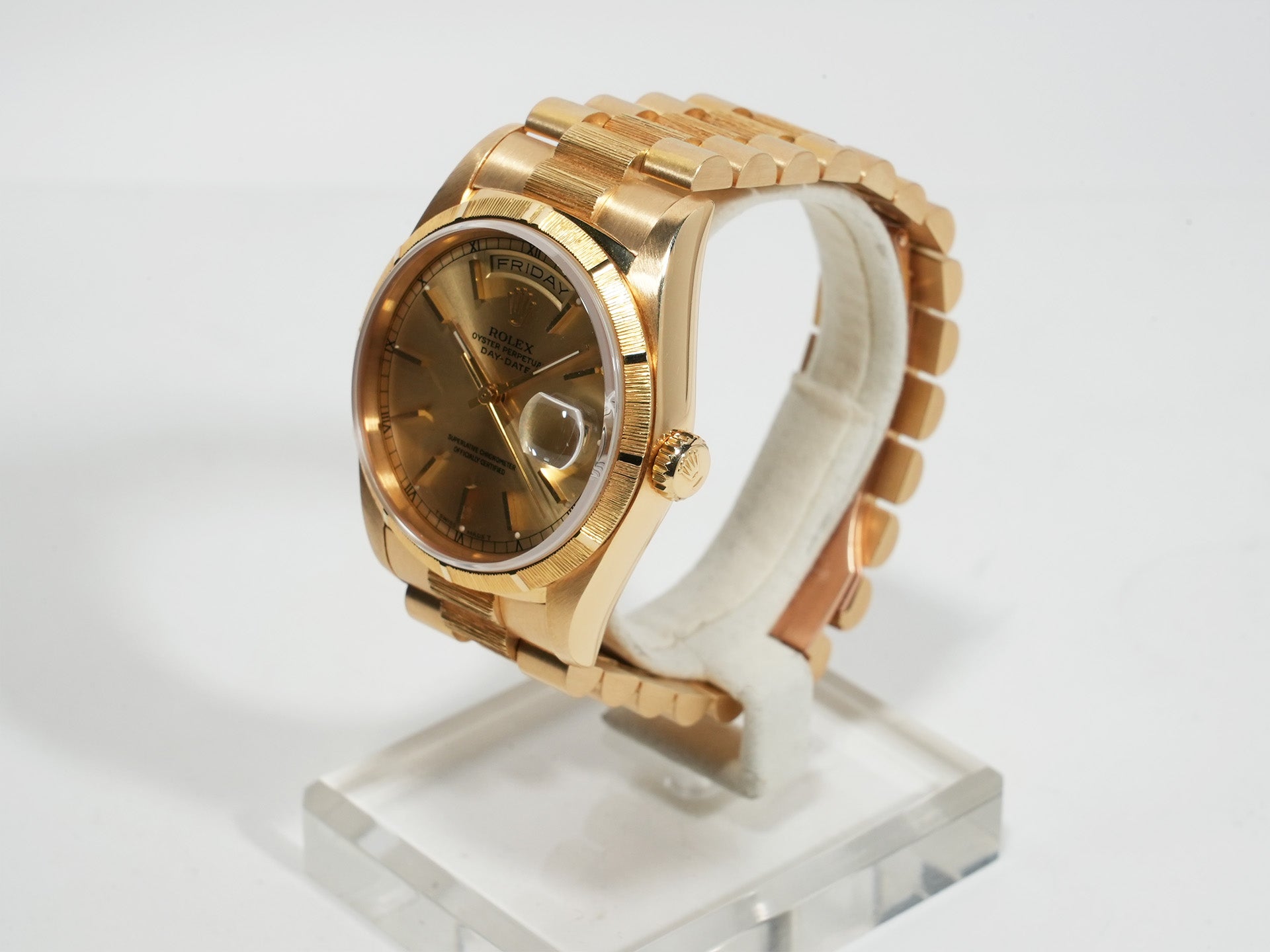 ロレックス デイデイト Ref.18248 イエローゴールド シャンパンゴールド文字盤 中古 5vgtxhhd