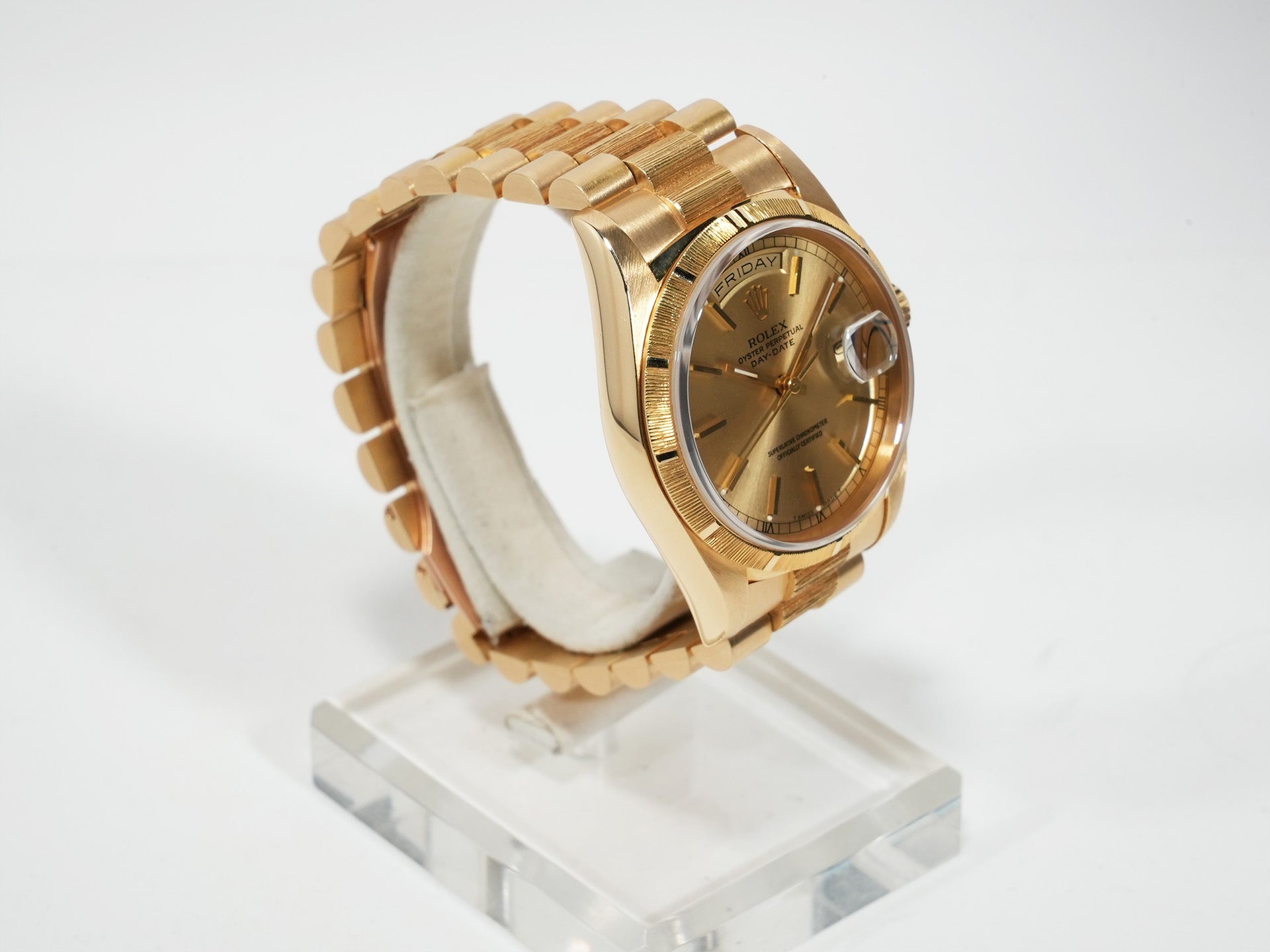 ロレックス デイデイト Ref.18248 イエローゴールド シャンパンゴールド文字盤 中古 5vgtxhhd