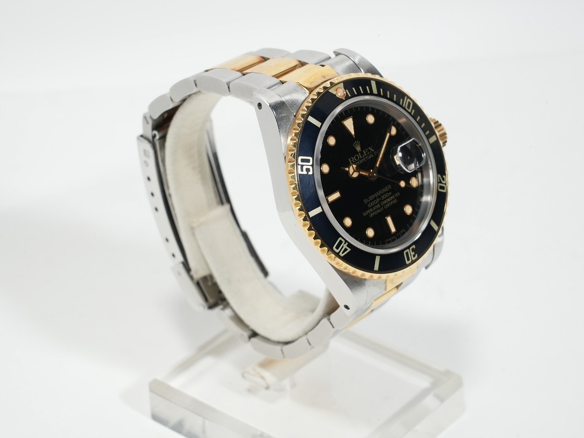 ロレックス サブマリーナー デイト Ref.16803 ステンレススチール/イエローゴールド ブラック文字盤 中古 gnk64c6t