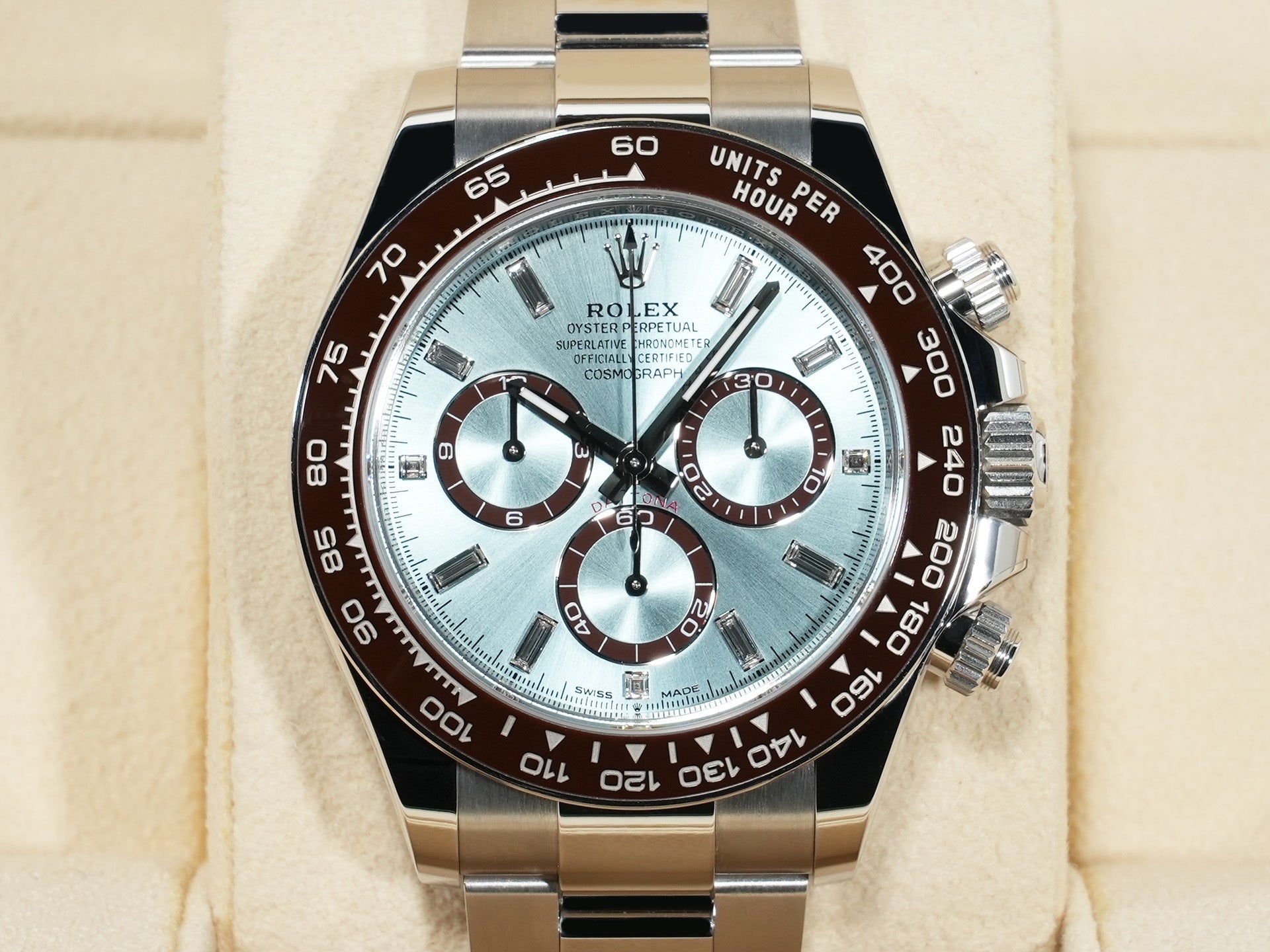 ロレックス デイトナ Ref.126506A プラチナ アイスブルーx11Pダイヤ文字盤 美中古 n7xobb8h