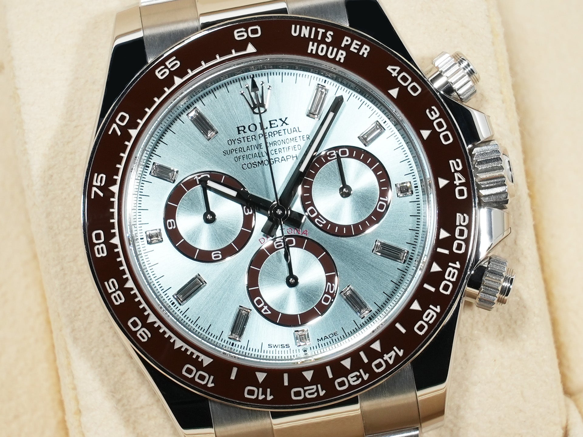 ロレックス デイトナ Ref.126506A プラチナ アイスブルーx11Pダイヤ文字盤 美中古 n7xobb8h