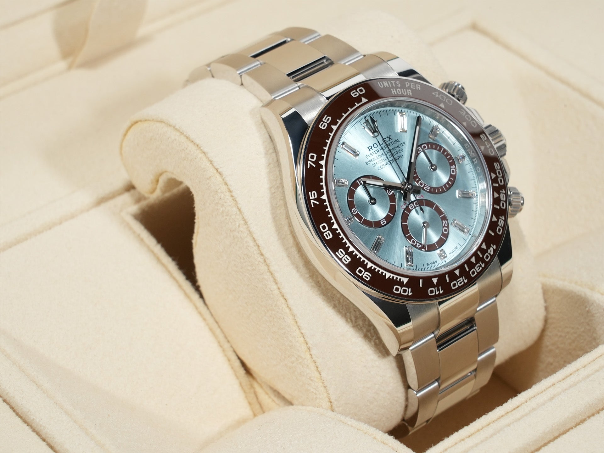ロレックス デイトナ Ref.126506A プラチナ アイスブルーx11Pダイヤ文字盤 美中古 n7xobb8h