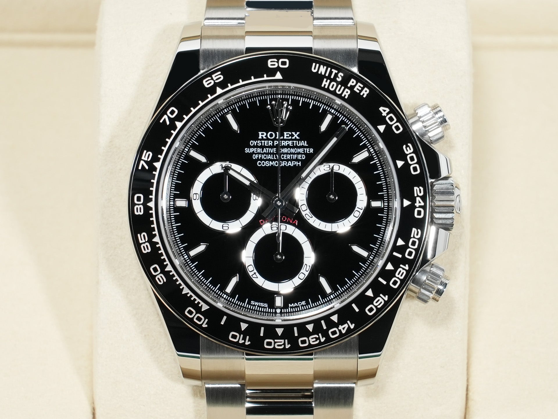 ロレックス デイトナ Ref.126500LN ステンレススチール ブラック文字盤 未使用 chwyeiof