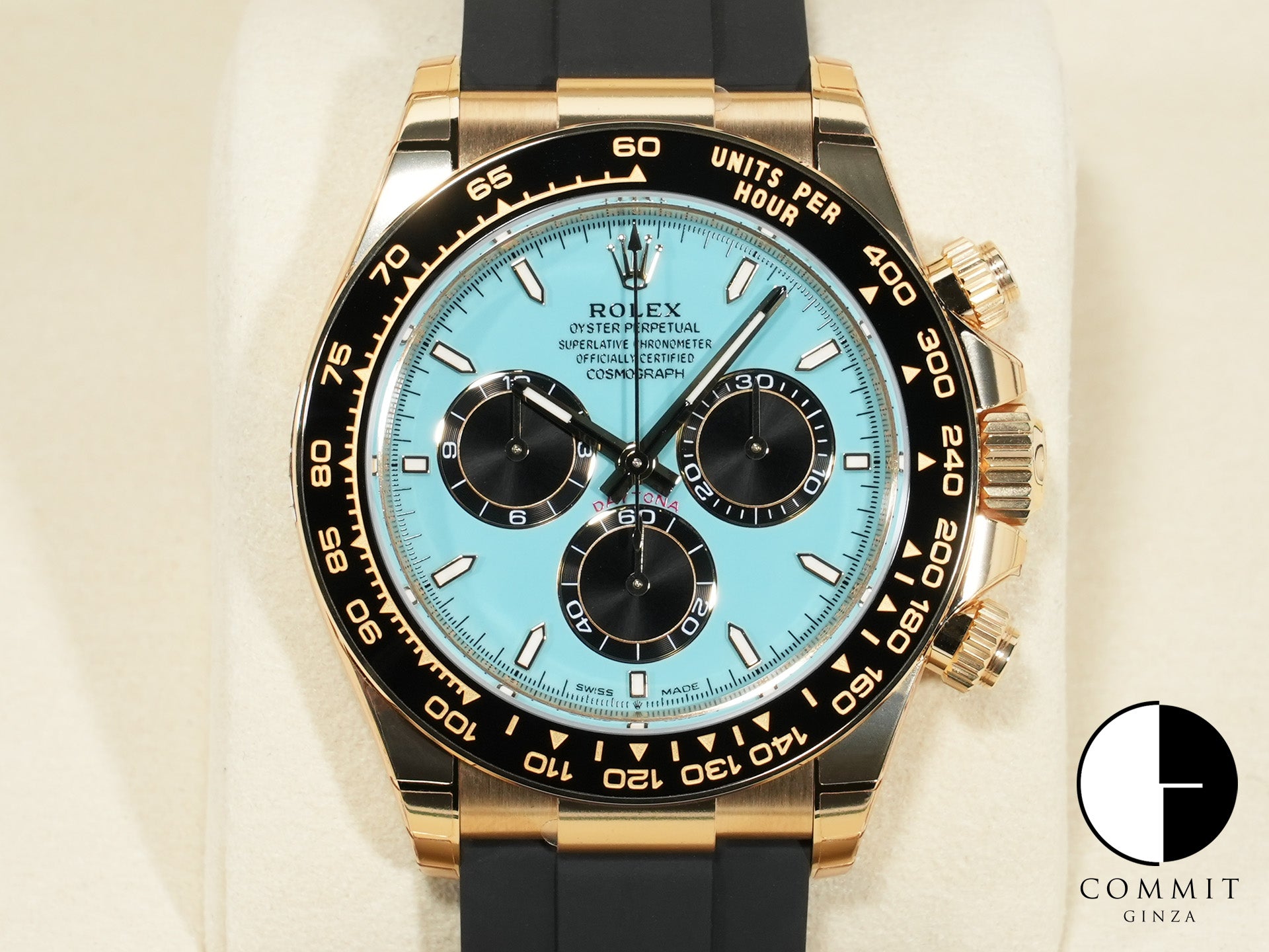 ロレックス デイトナ Ref.126518LN イエローゴールド ターコイズブルー文字盤 未使用 wammf2ny