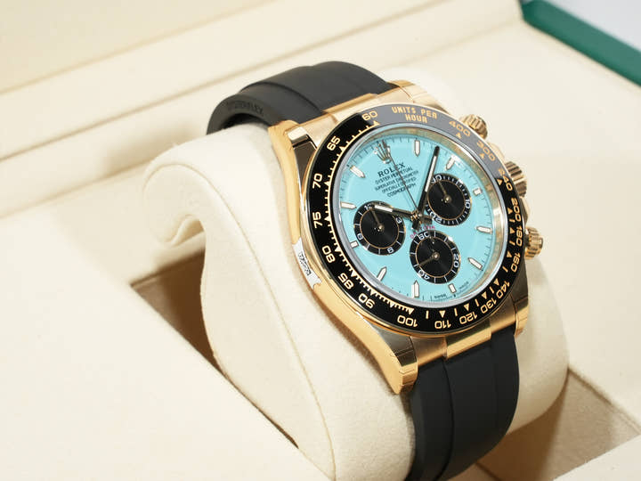 ロレックス デイトナ Ref.126518LN イエローゴールド ターコイズブルー文字盤 未使用 wammf2ny