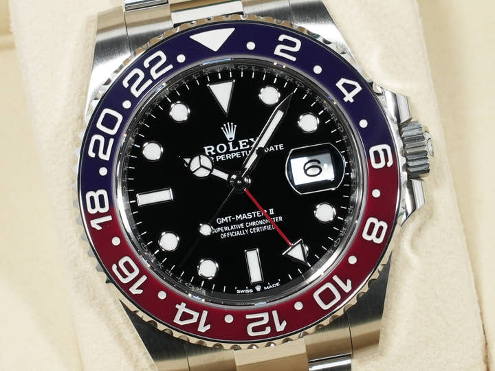 ロレックス GMTマスターII Ref.126710BLRO ステンレススチール ブラック文字盤 オイスターブレスレット 未使用 j57qxjea