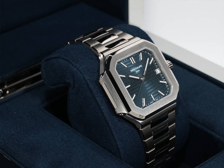 パテックフィリップ キュビタス Ref.7128/1G-001 ホワイトゴールド ブルーグレ﻿ー文字盤 未使用 zgjqxrr4