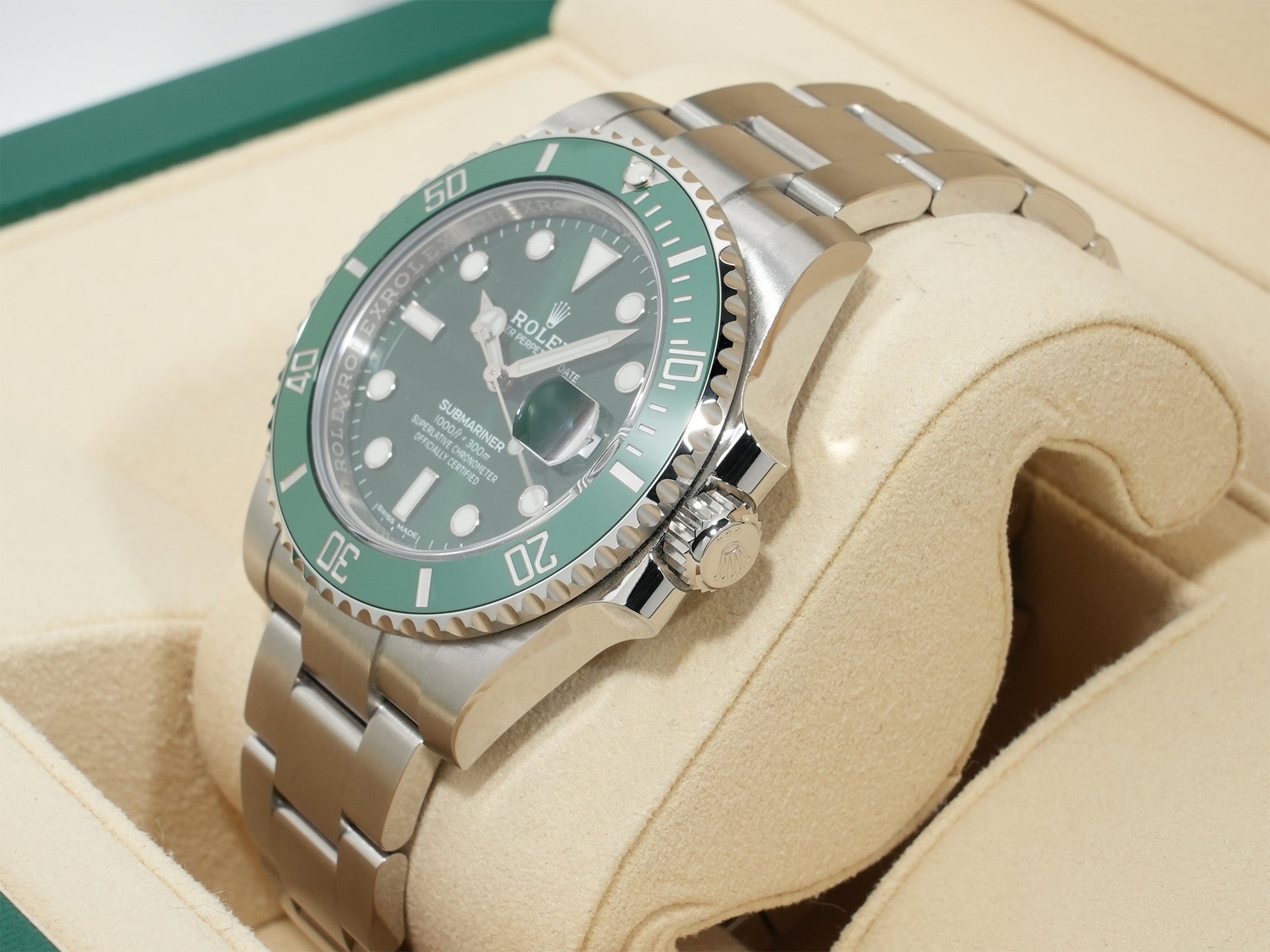 ロレックス サブマリーナー デイト Ref.116610LV ステンレススチール グリーン文字盤 未使用 scugypsy