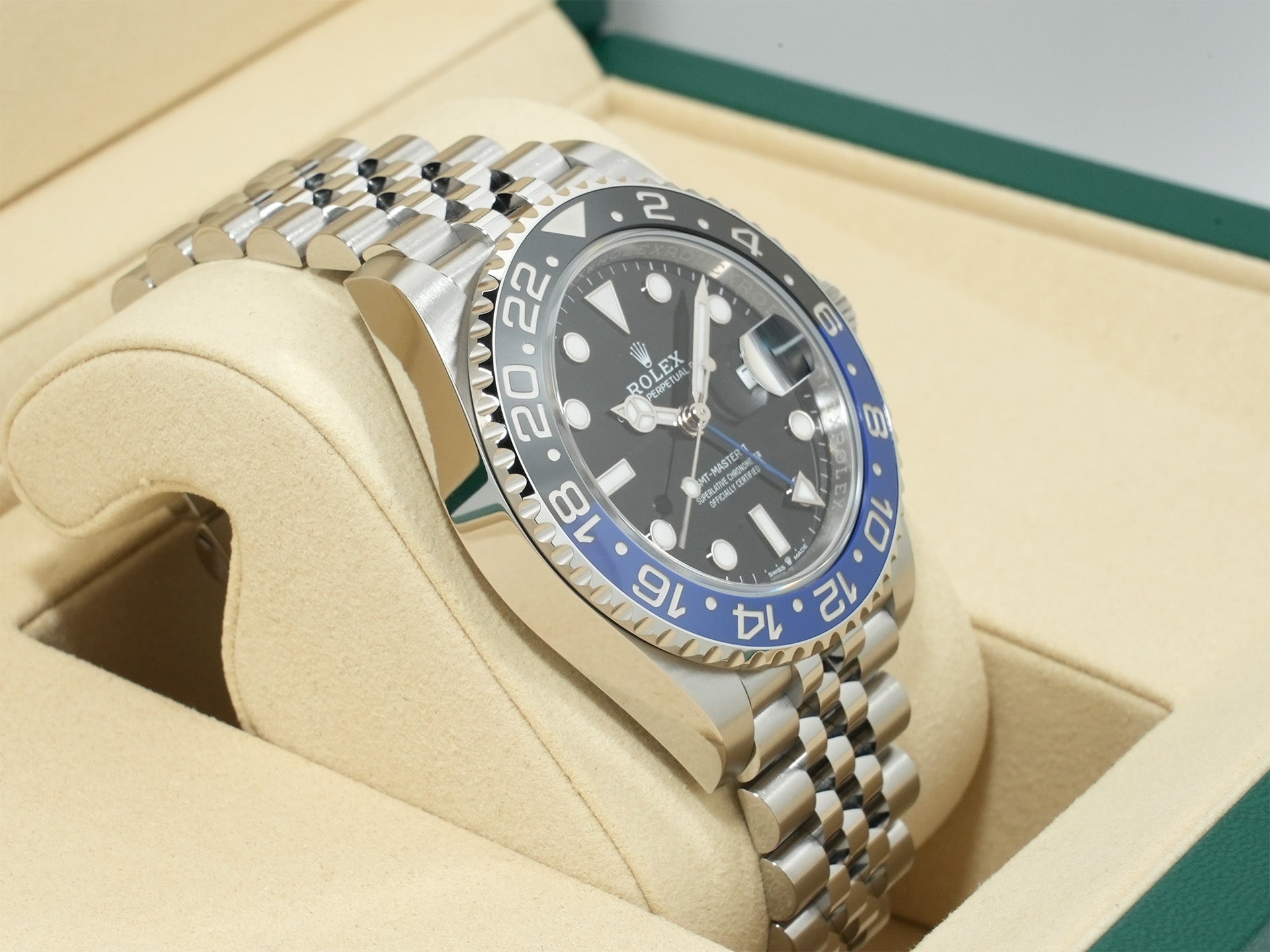 ロレックス GMTマスターII Ref.126710BLNR ステンレススチール ブラック文字盤 ジュビリーブレスレット 未使用 ykyfduph