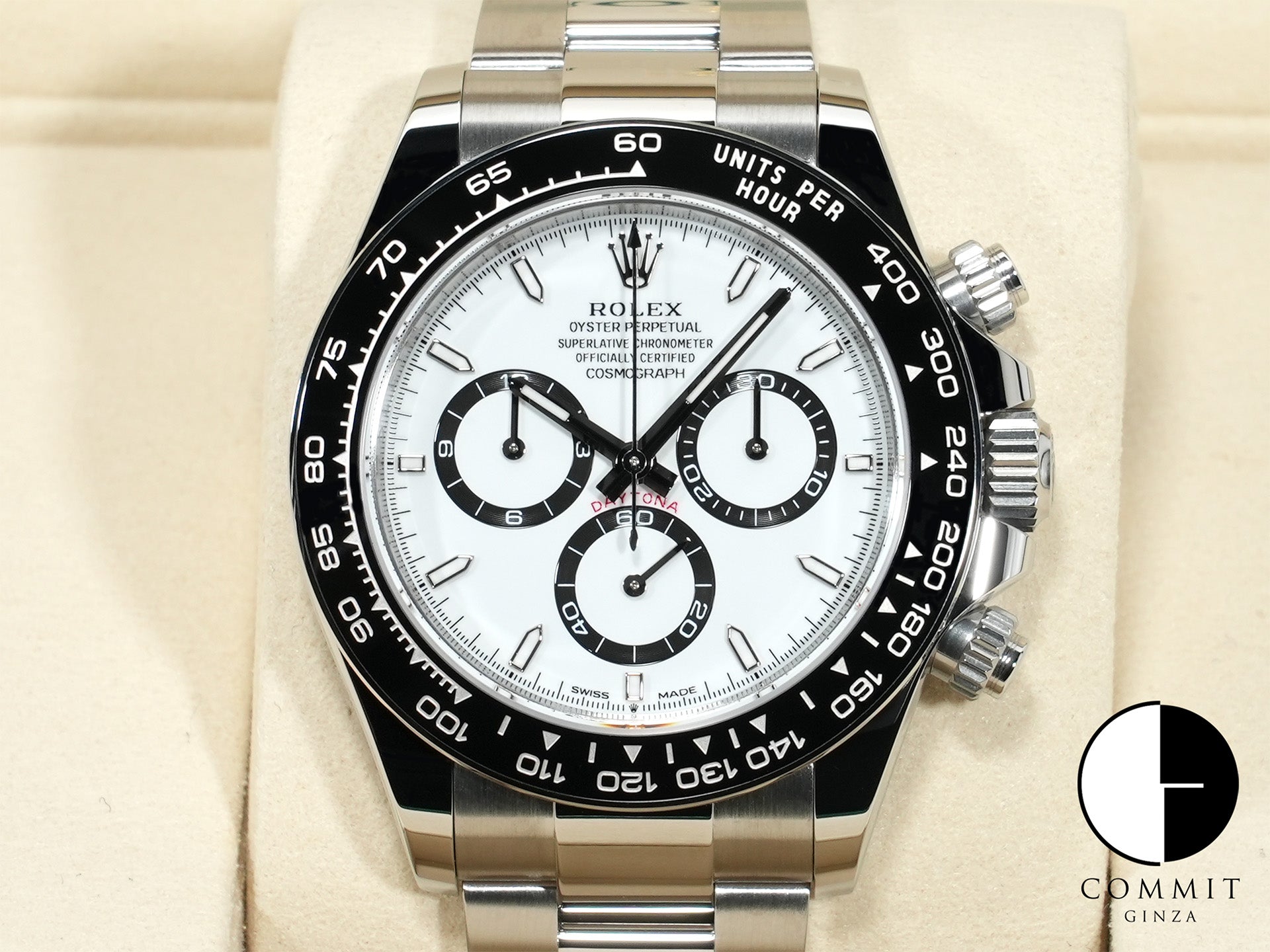 ロレックス デイトナ Ref.126500LN ステンレススチール ホワイト文字盤 未使用 q3urfvbm