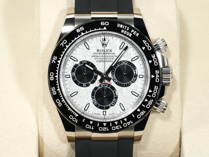 Rolex Daytona Ref. 126519LN White Gold Meteorite Dial Unused qy3fotqb