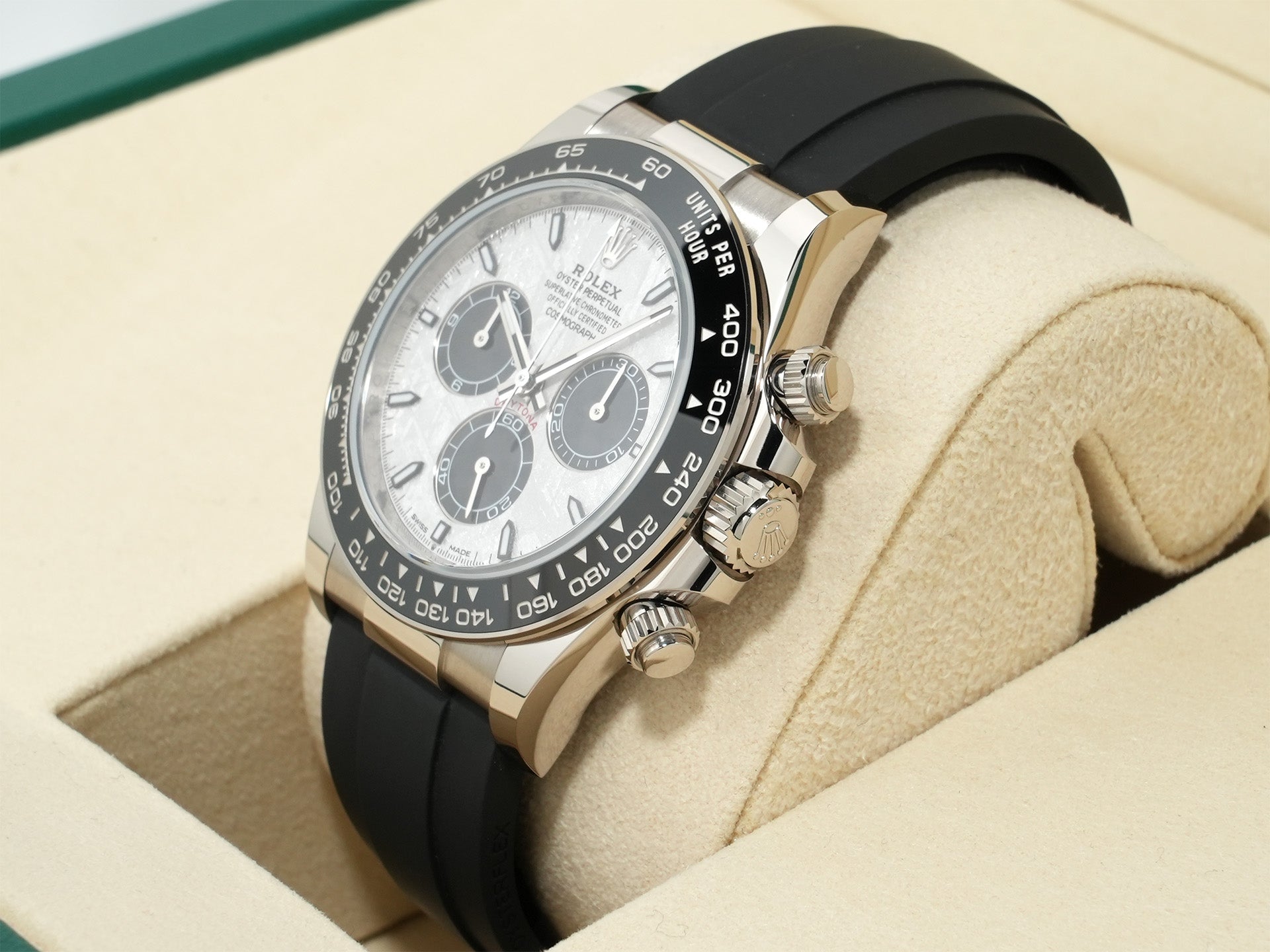 Rolex Daytona Ref. 126519LN White Gold Meteorite Dial Unused qy3fotqb