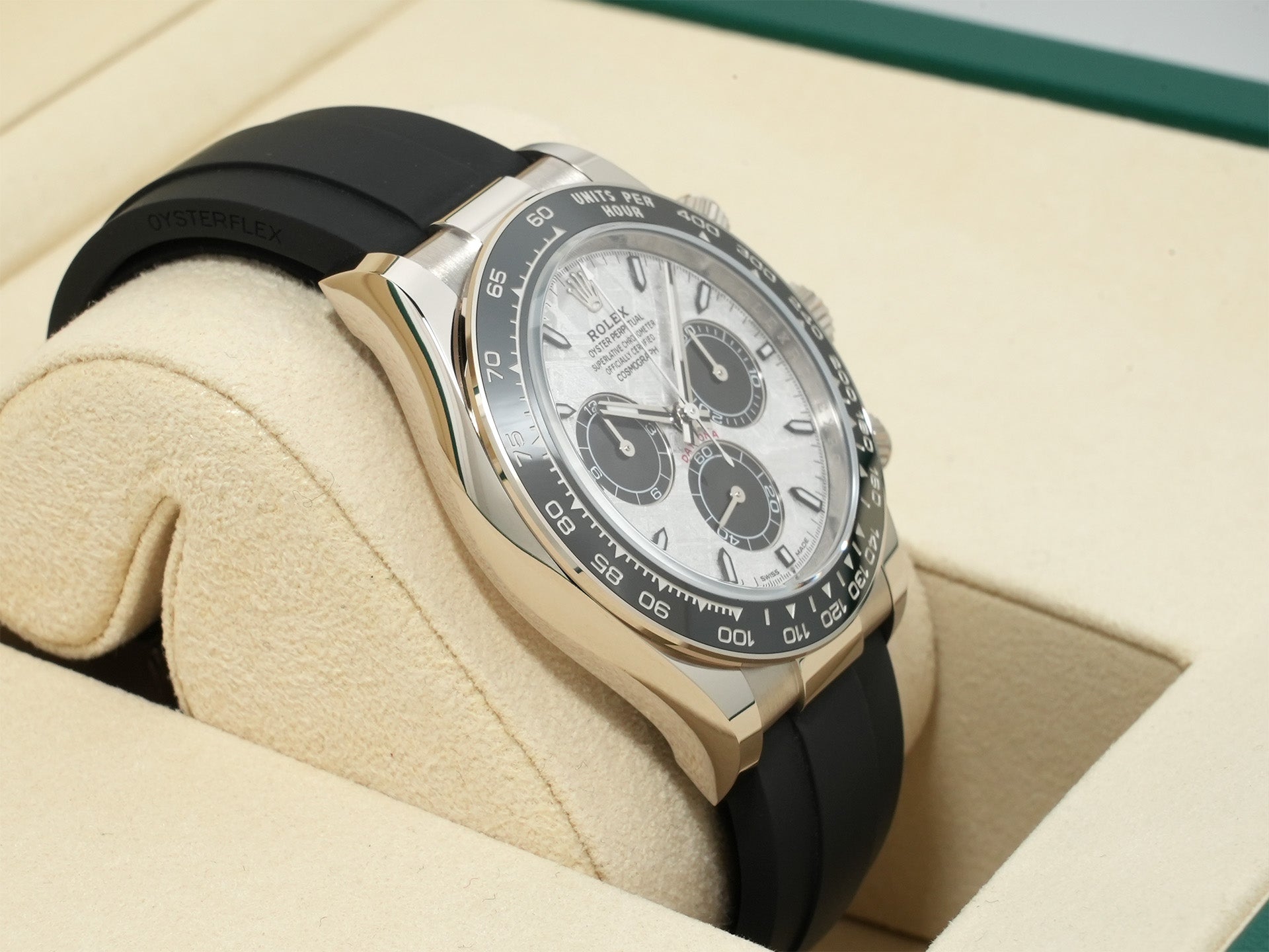 Rolex Daytona Ref. 126519LN White Gold Meteorite Dial Unused qy3fotqb