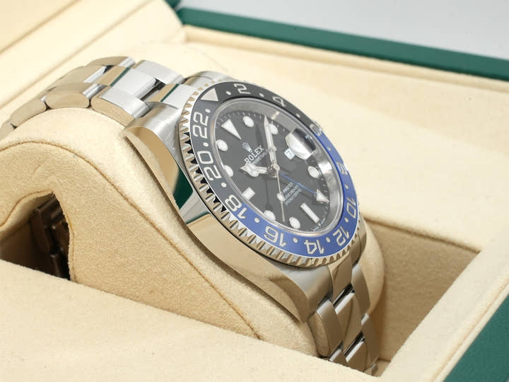 Rolex GMT-Master II Ref. 126710BLNR Stainless Steel Black Dial Oyster Bracelet Unused 24au95cx