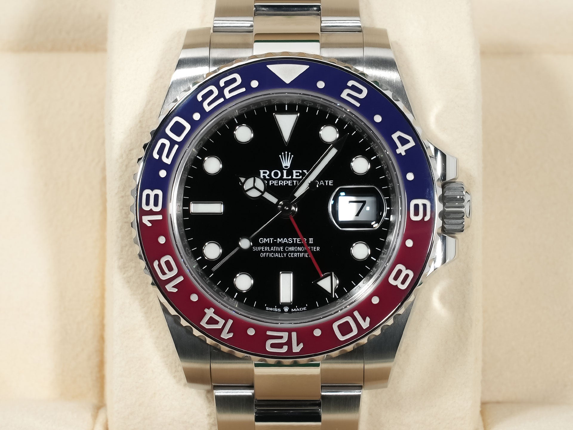 ロレックス GMTマスターII Ref.126710BLRO ステンレススチール ブラック文字盤 オイスターブレスレット 美品 ozhdza88